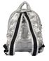 Silver Quilted Doudoune Backpack, back view